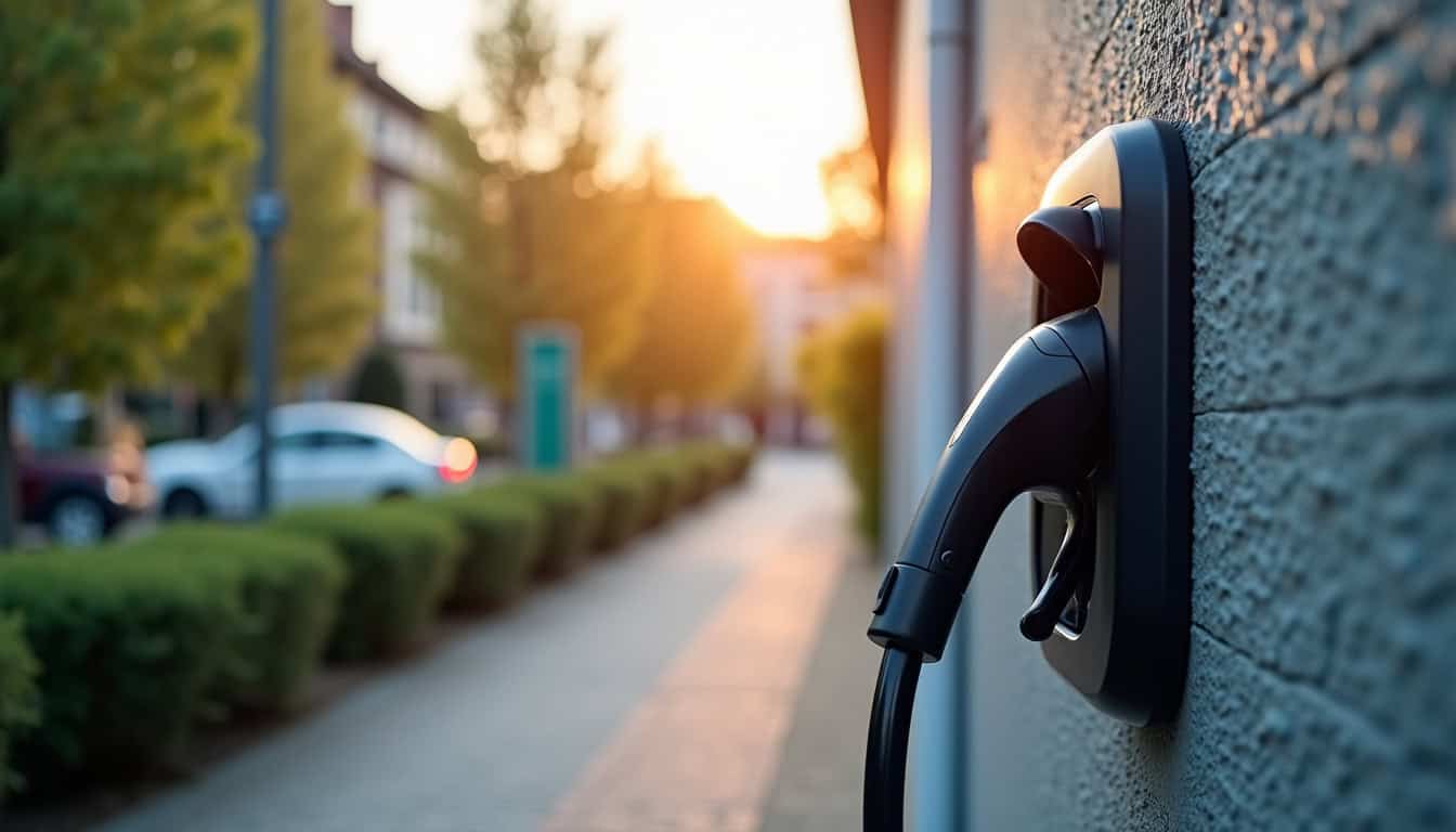 Station de recharge publique située à Boulbon