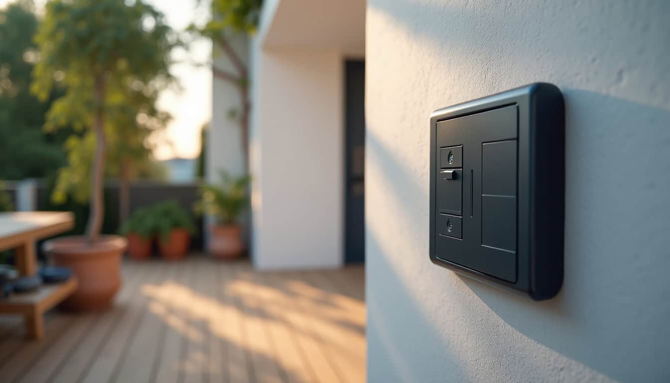 Tableau électrique avec installation conforme à la norme NF C 15-100