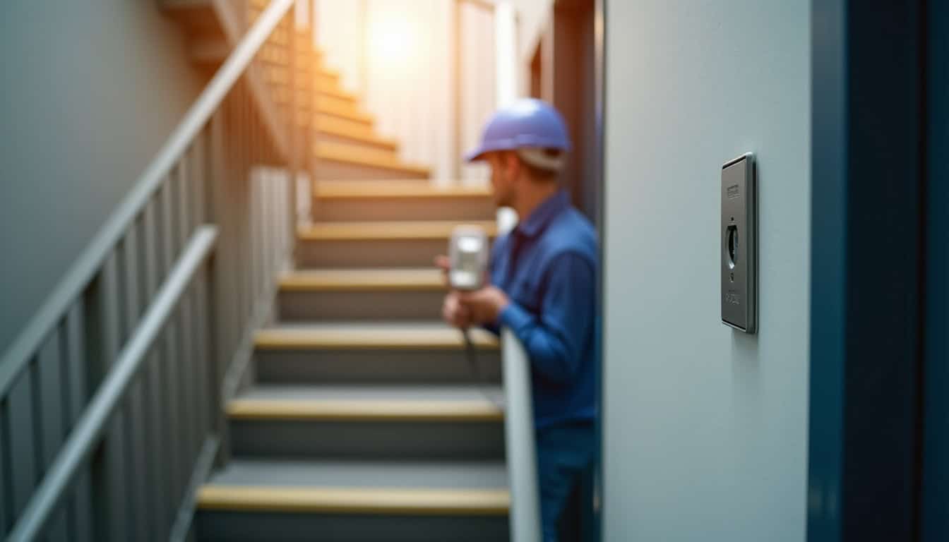 Technicien certifié IRVE en train d