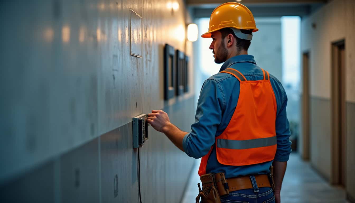 Technicien certifié IRVE en train d