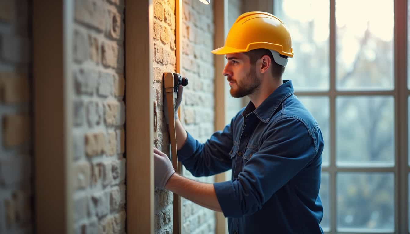 Technicien en train d