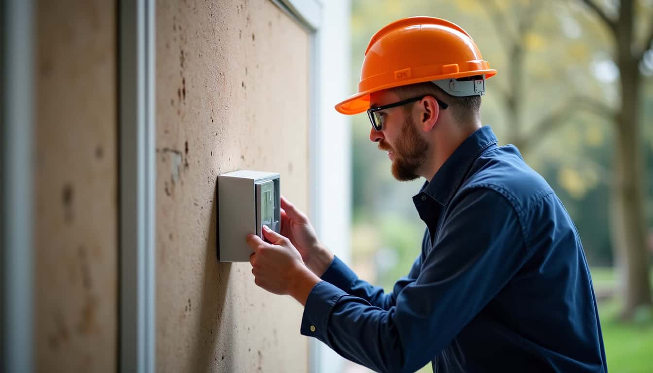 Un technicien IRVE effectue un diagnostic de l