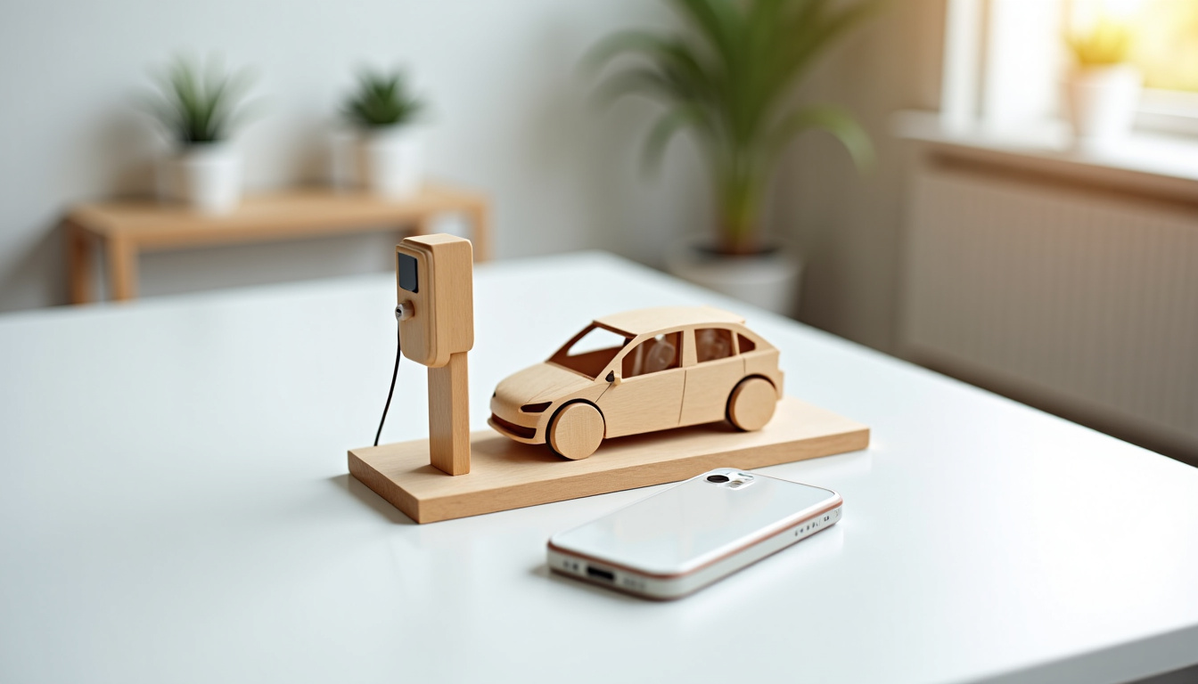 Borne de recharge électrique connectée avec écran tactile et application mobile