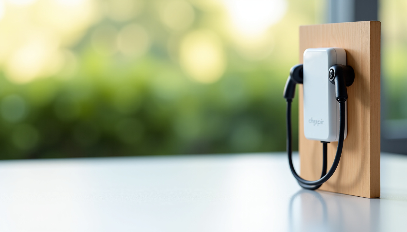 Borne de recharge électrique installée à l