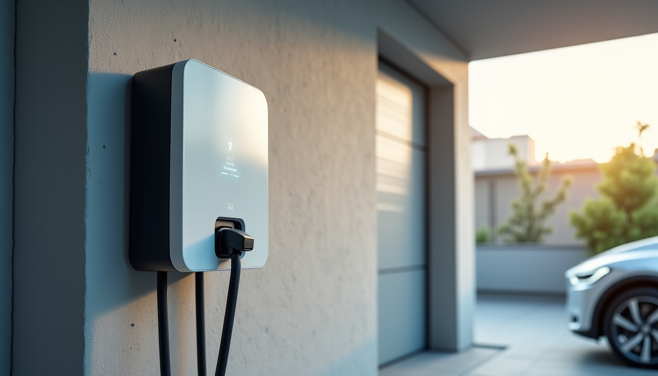 Borne de recharge Wallbox installée dans un garage à Labatut