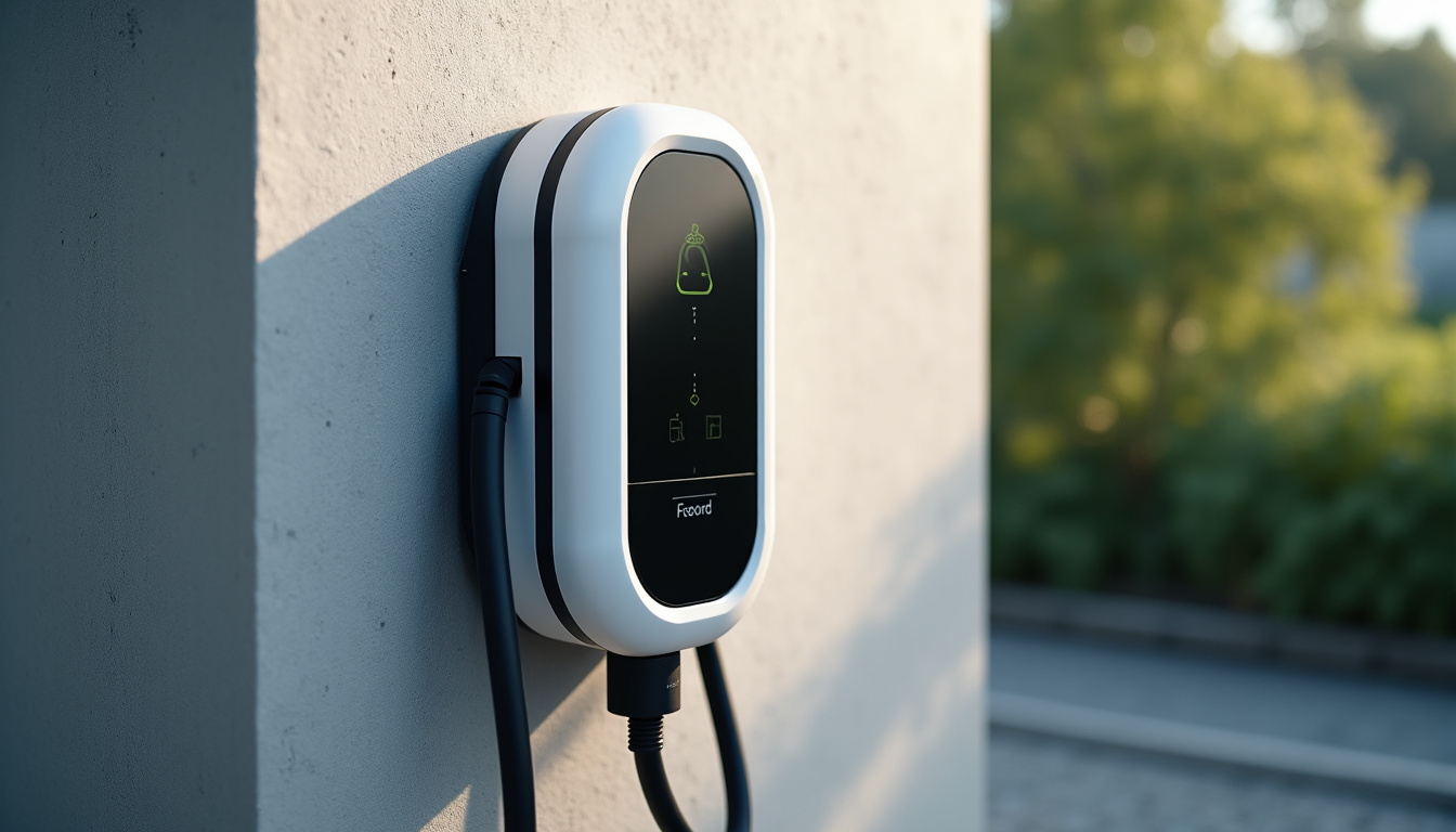 Borne Hager Witty One en cours d'installation par un électricien à Marly-le-Roi