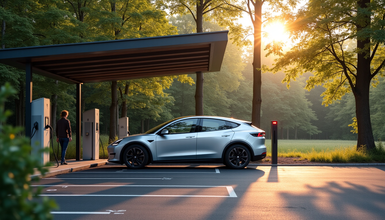 Bornes de recharge publiques situées à Briis-sous-Forges près de l