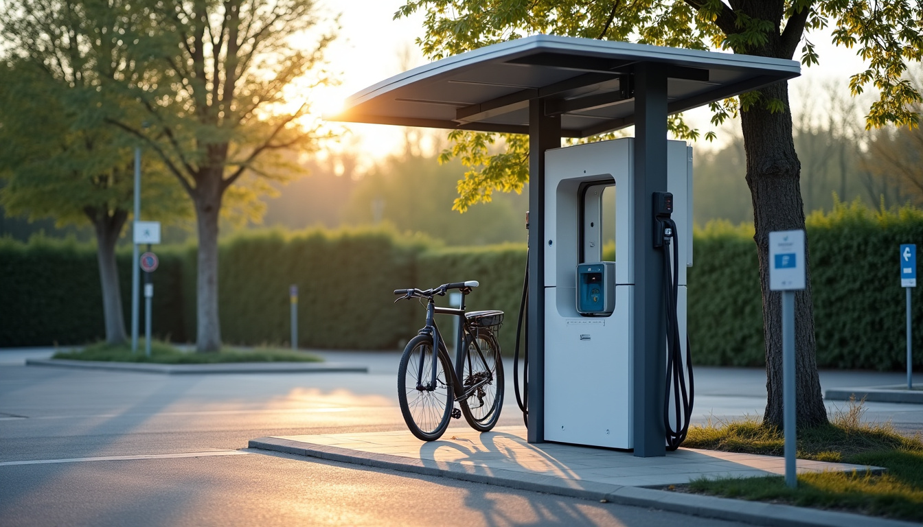 Bornes de recharge publiques situées sur le parking du gymnase à Olonzac