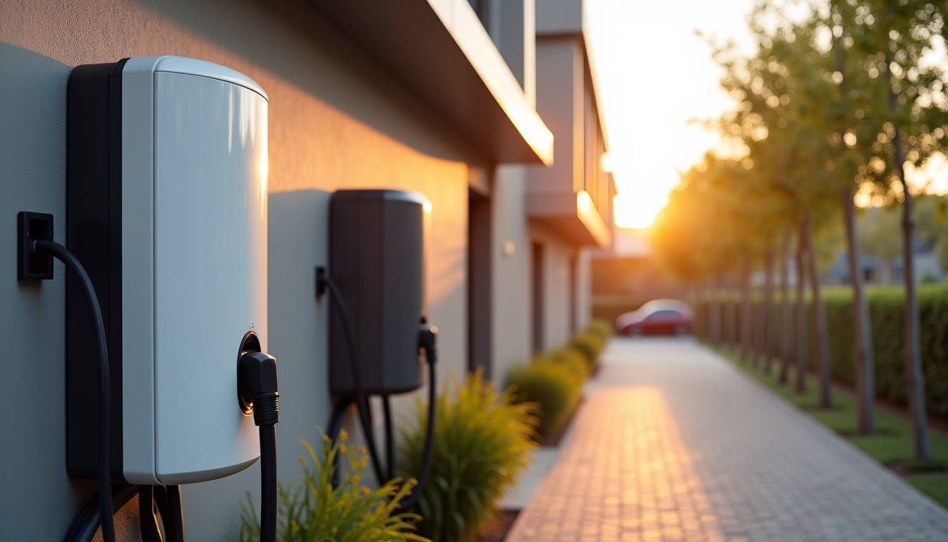 Comparaison de différentes bornes de recharge électrique installées en extérieur