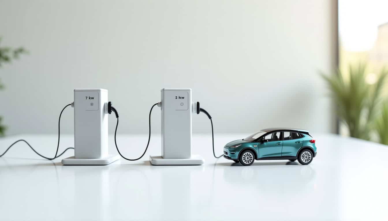 Comparaison des différentes puissances de bornes électriques pour véhicules électriques