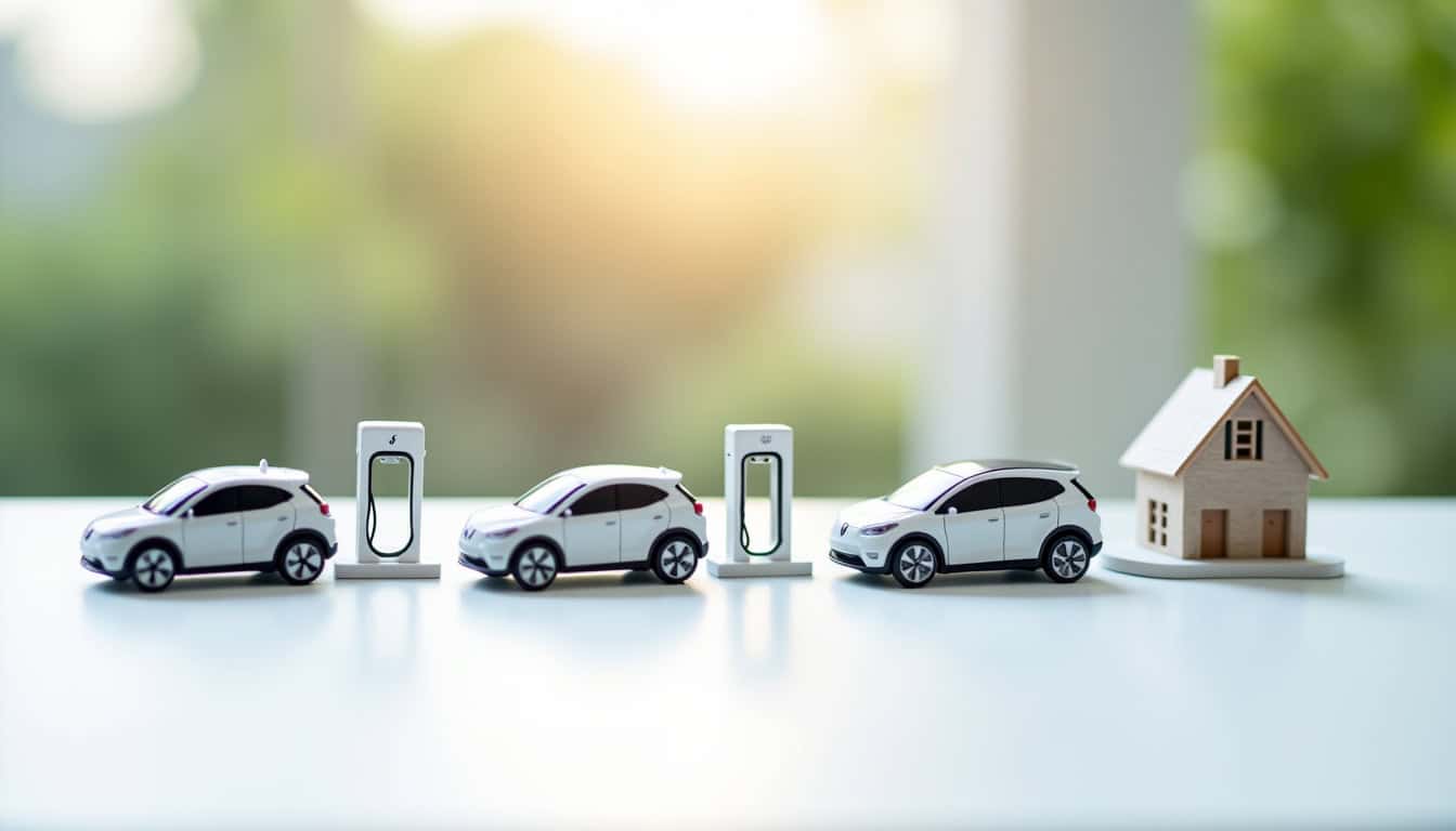 Comparaison des emplacements possibles pour une borne de recharge à Saint-Germain-les-Vergnes