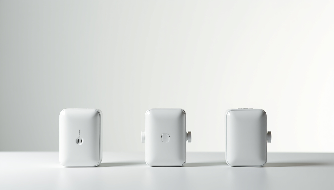 Comparaison visuelle des différents types de bornes de recharge disponibles à Vescovato: prise renforcée, wallbox monophasée, wallbox triphasée