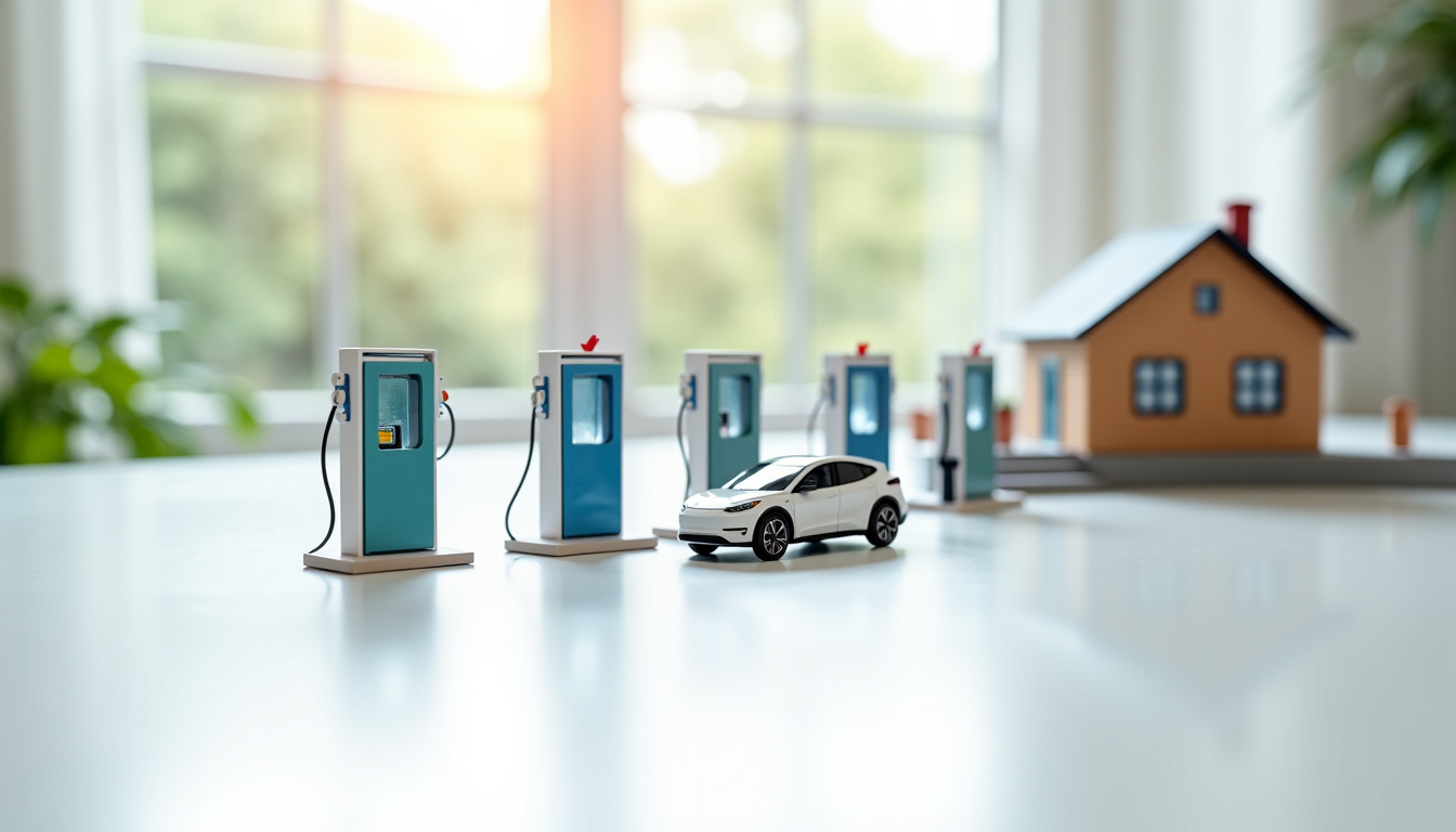 Comparatif visuel des principales marques de bornes de recharge à Chars