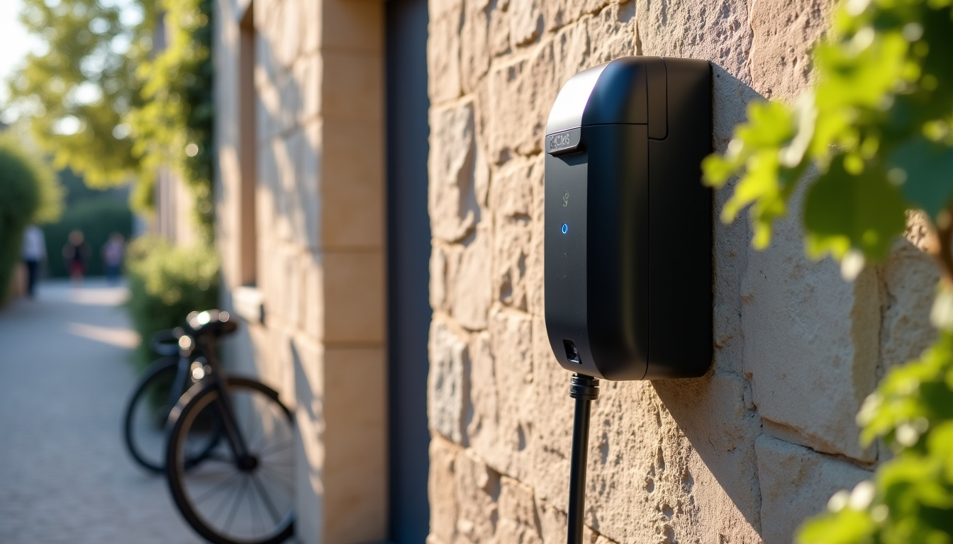 Différents modèles de bornes de recharge pour véhicules électriques installées à Vouzon