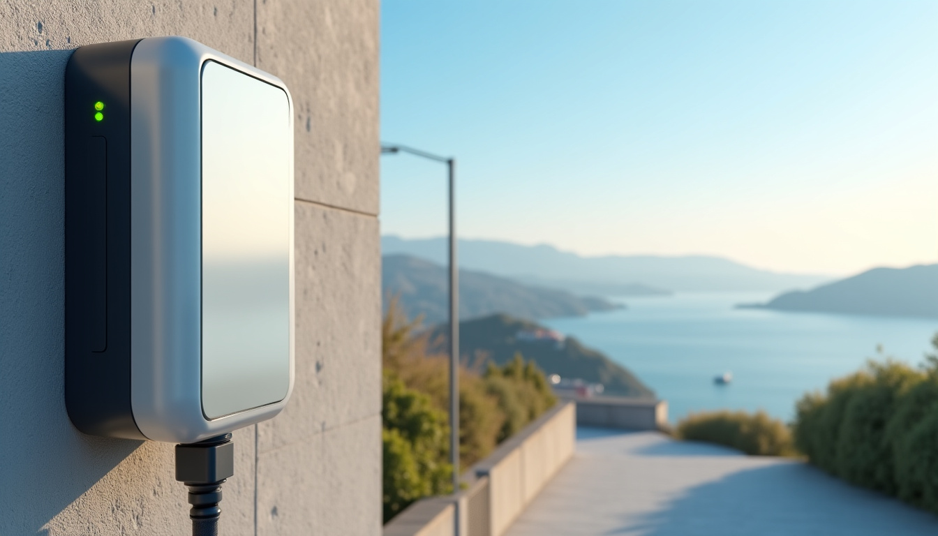 Différents modèles de bornes de recharge pour véhicules électriques installés à Ploubazlanec