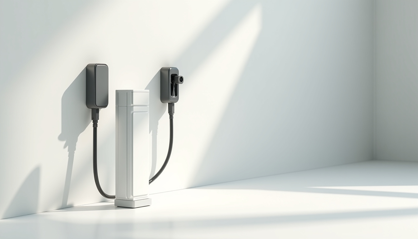 Différents modèles de bornes électriques installées à Gennevilliers: murale, sur pied et prise renforcée