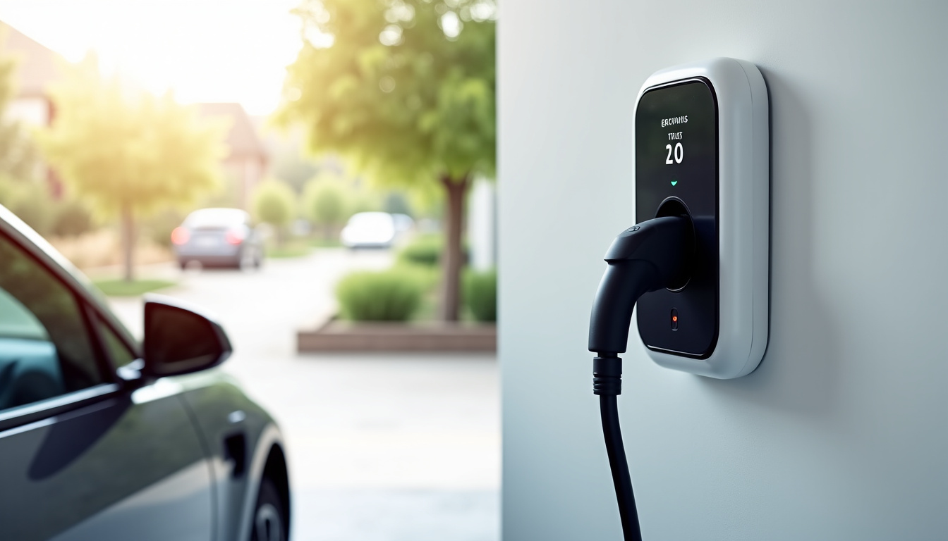 Différents modèles de bornes électriques installées à l