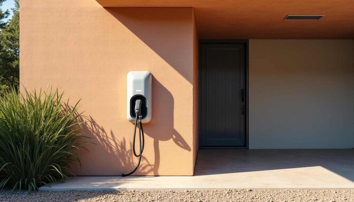 Différents modèles de bornes électriques installées à Sarrians en extérieur et en garage