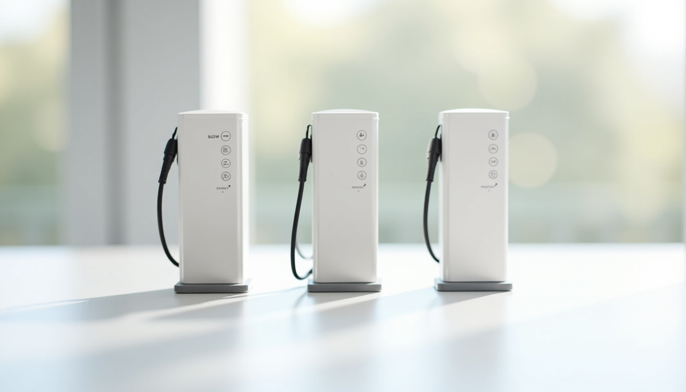 Différents modèles de bornes électriques selon leur puissance