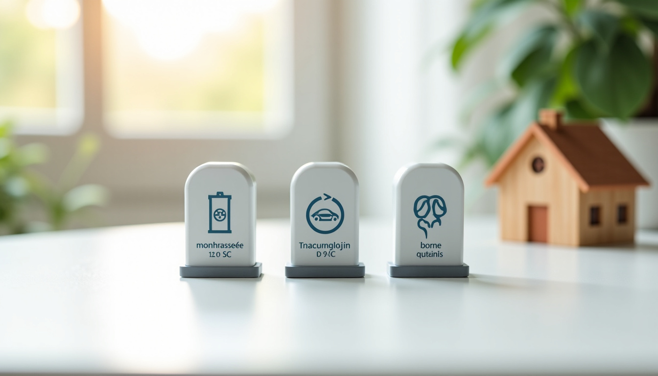 Différents types de bornes de recharge électrique installées à Moncheaux: monophasée, triphasée et borne d