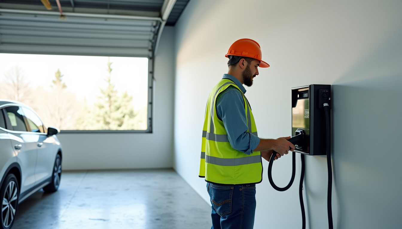 Électricien certifié IRVE intervenant pour l