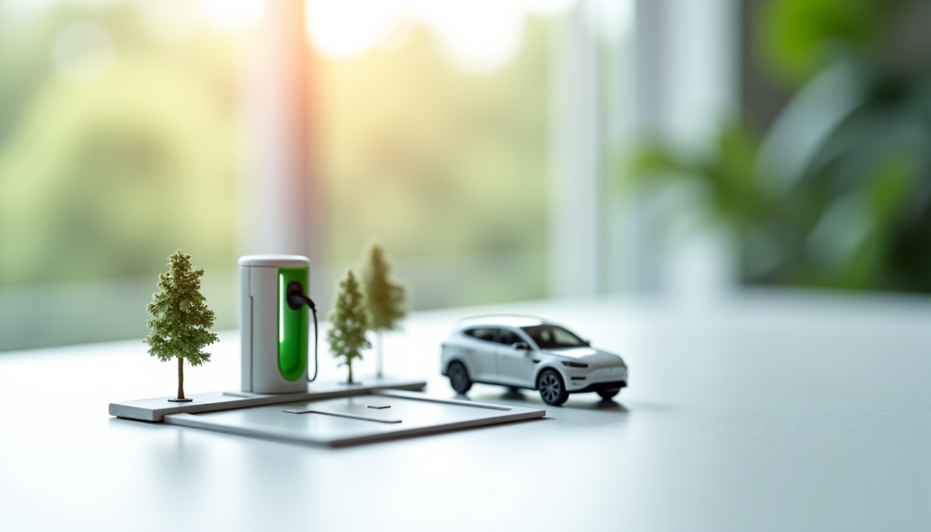 Installation de bornes de recharge pour véhicules électriques dans un parc d