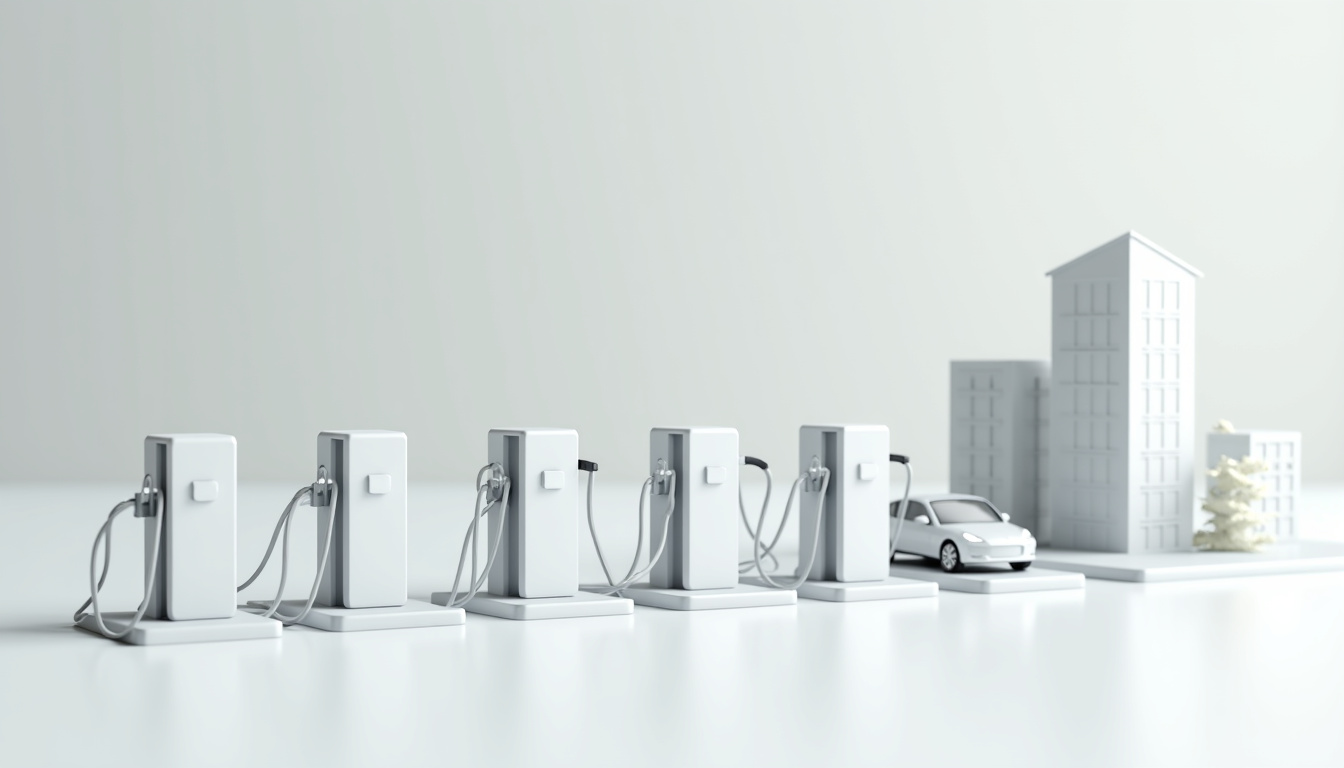 Installation de plusieurs bornes électriques pour une entreprise à Gergy