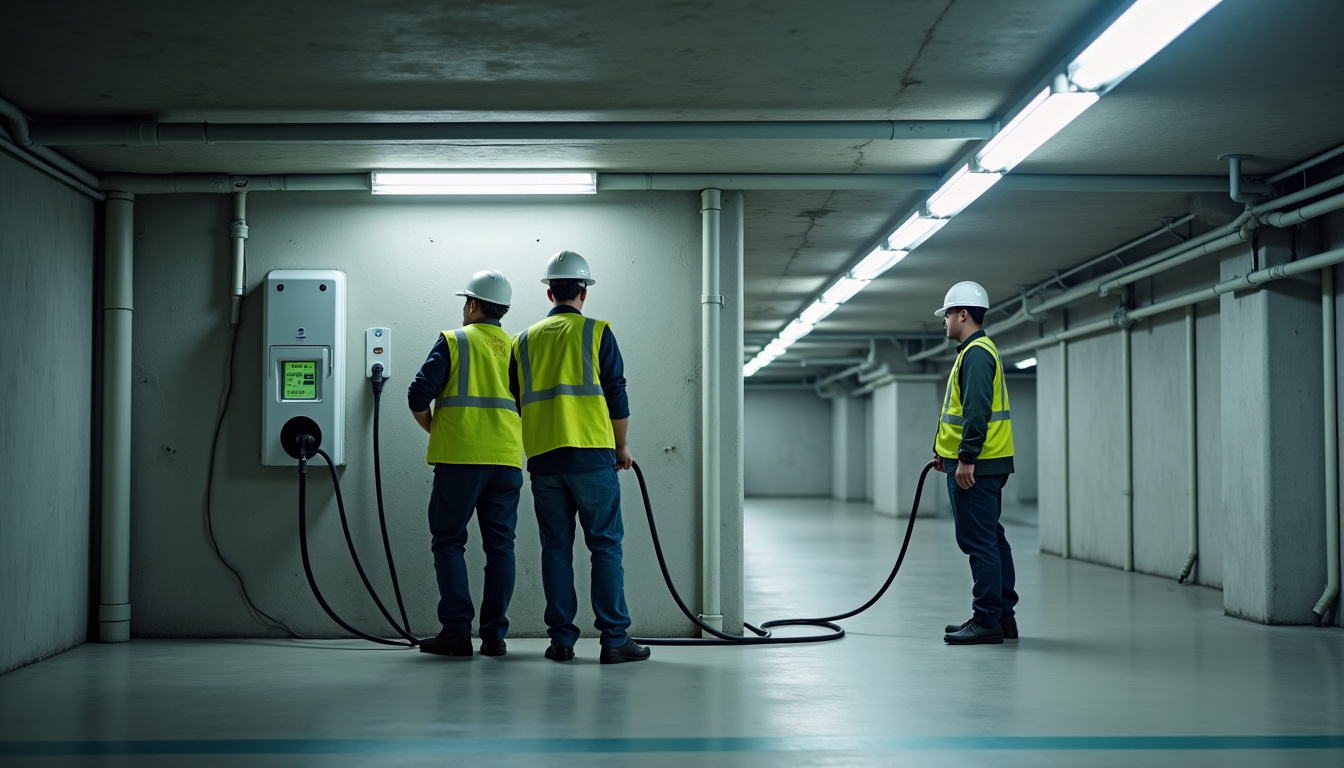 Installation d’une borne de recharge dans un parking collectif à Plappeville