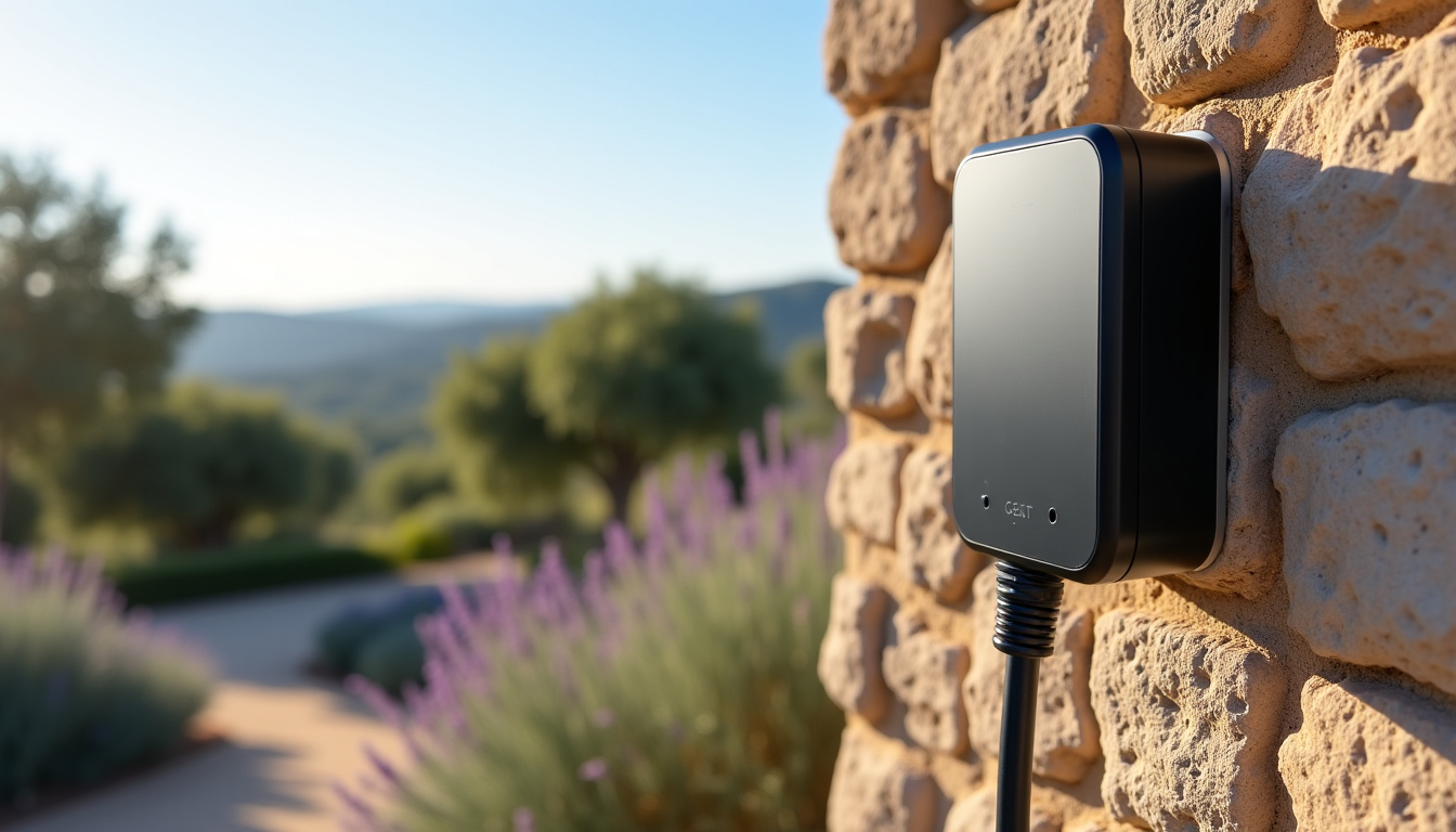 Installation d’une borne de recharge électrique en extérieur sur une propriété à La Crau