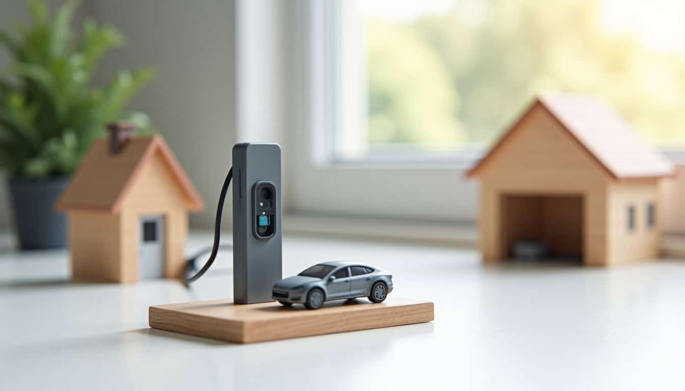 Installation d'une borne de recharge électrique devant une maison à Coulonges-sur-l'Autize