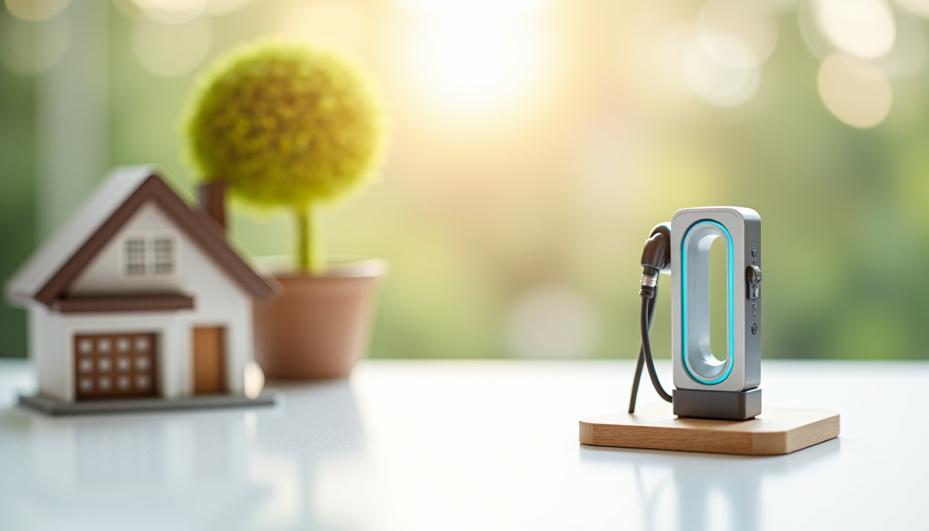 Installation d'une borne de recharge murale par un technicien à Grand Bourgtheroulde