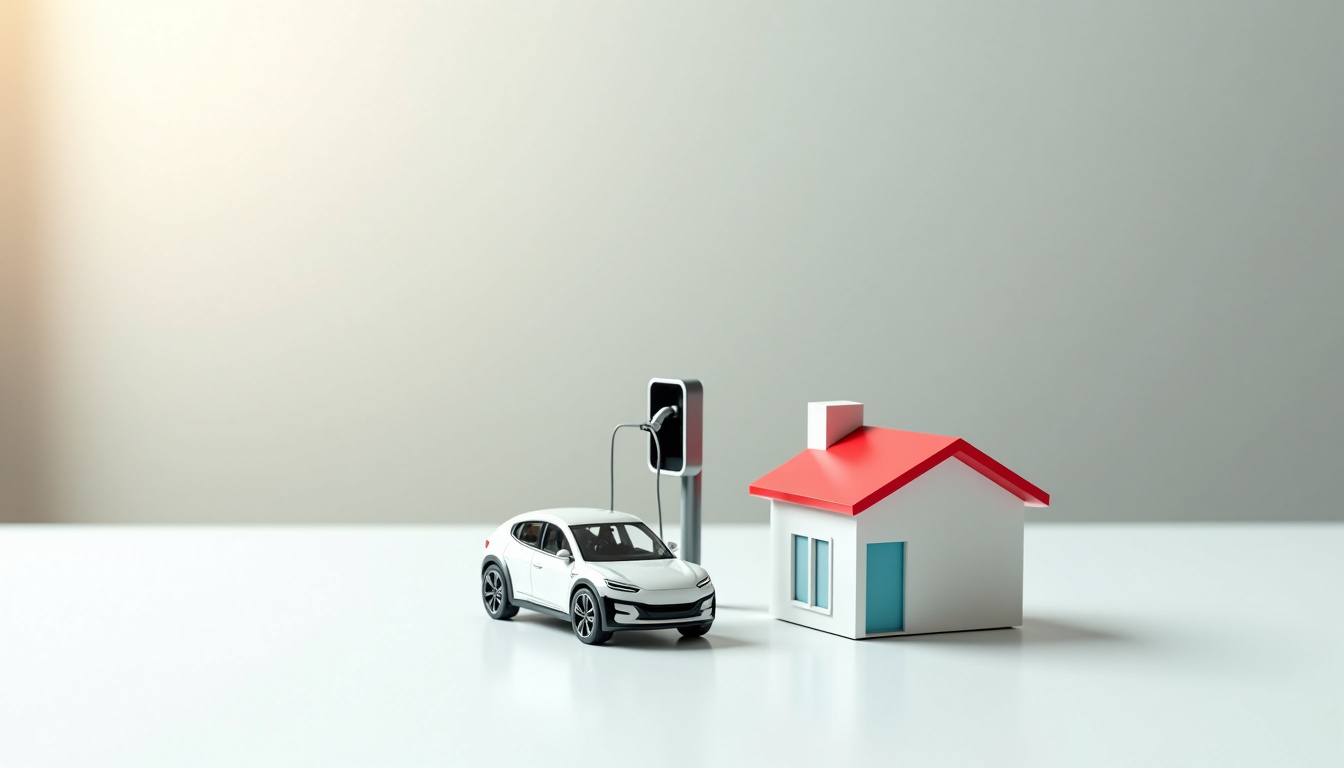 Projet d'installation d'une borne de recharge électrique dans un garage à Houplines