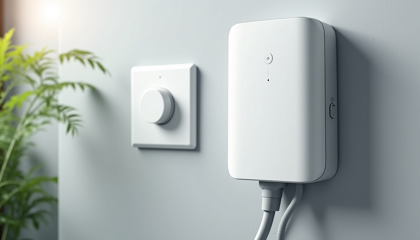 Comparaison visuelle entre une borne de recharge murale et une prise renforcée type Legrand Green Up