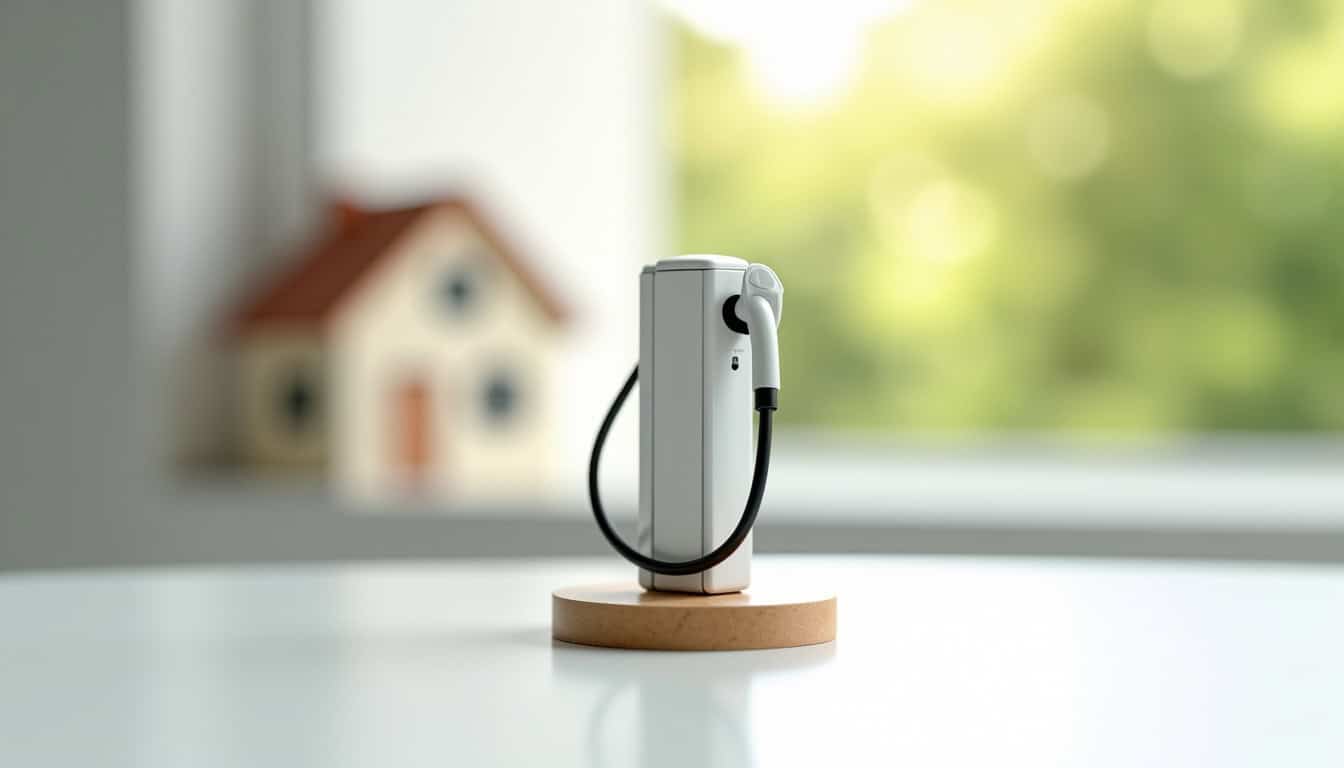 Installation d'une borne de recharge électrique dans un garage à Les Monts d'Aunay