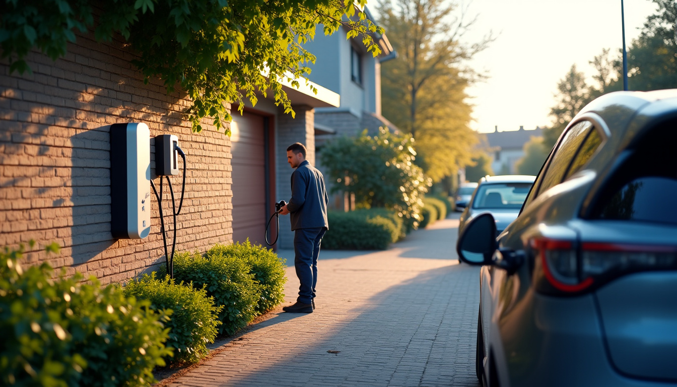 Installation d'une borne de recharge électrique par un professionnel qualifié IRVE à Saméon