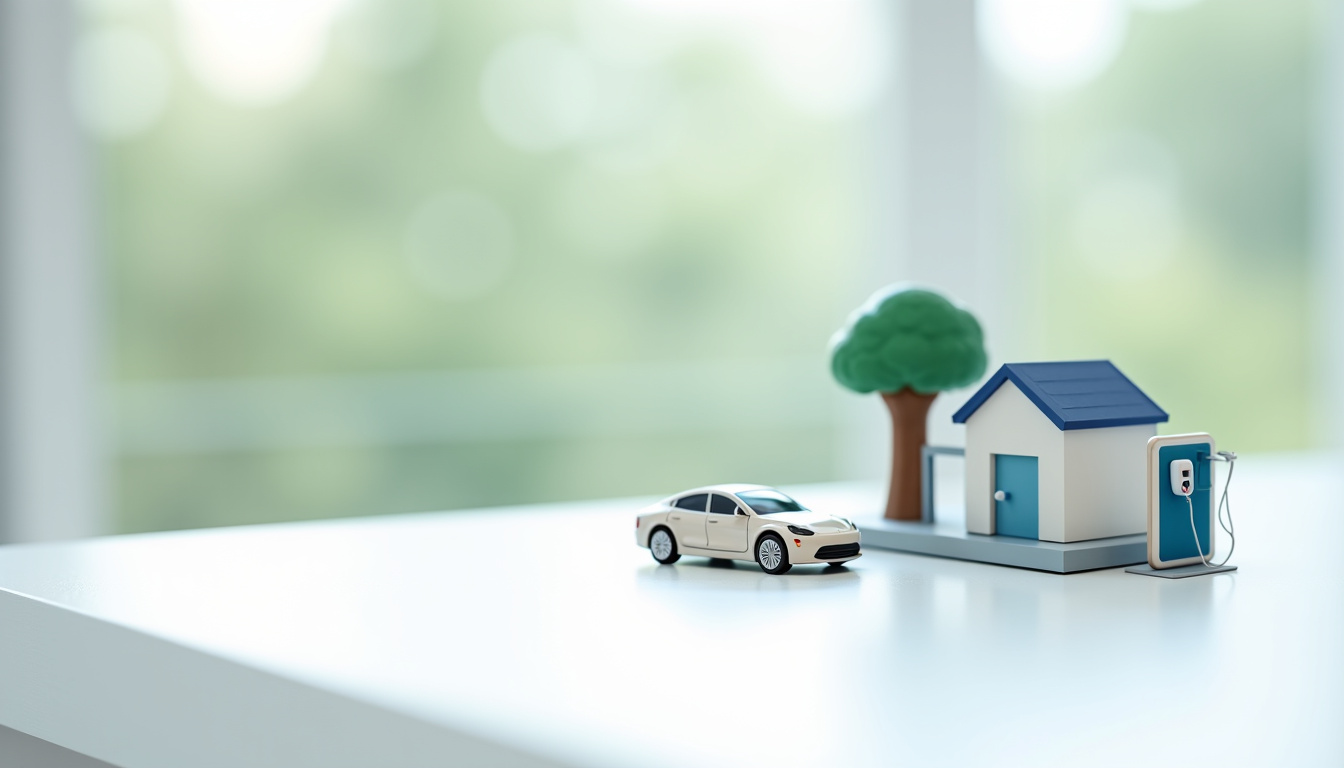 Étapes illustrées du processus d'installation d'une borne de recharge pour véhicule électrique