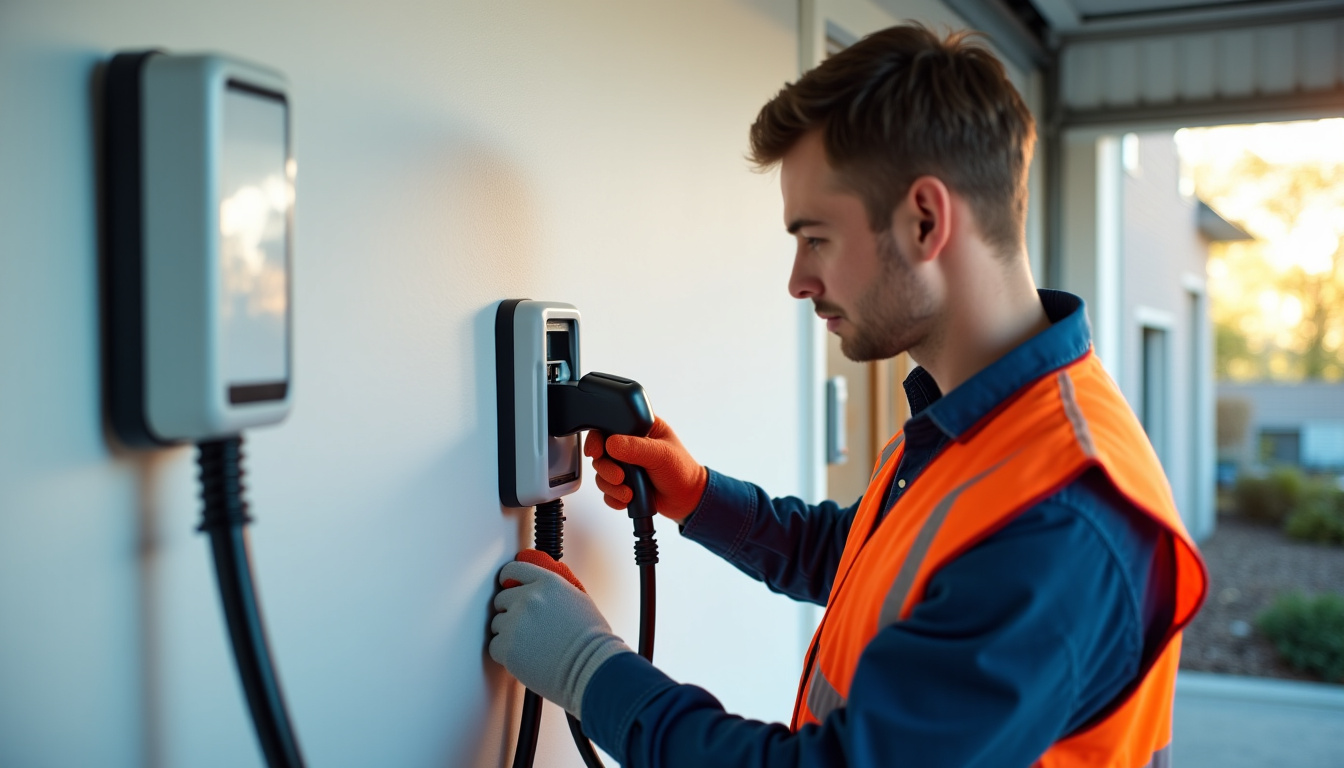 Professionnel en train d