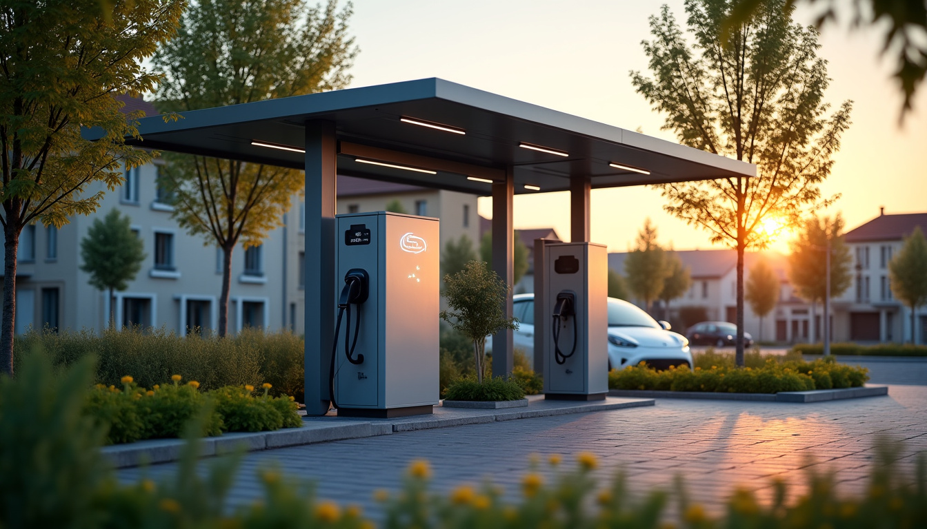 Station de recharge rapide en extérieur à Moisselles