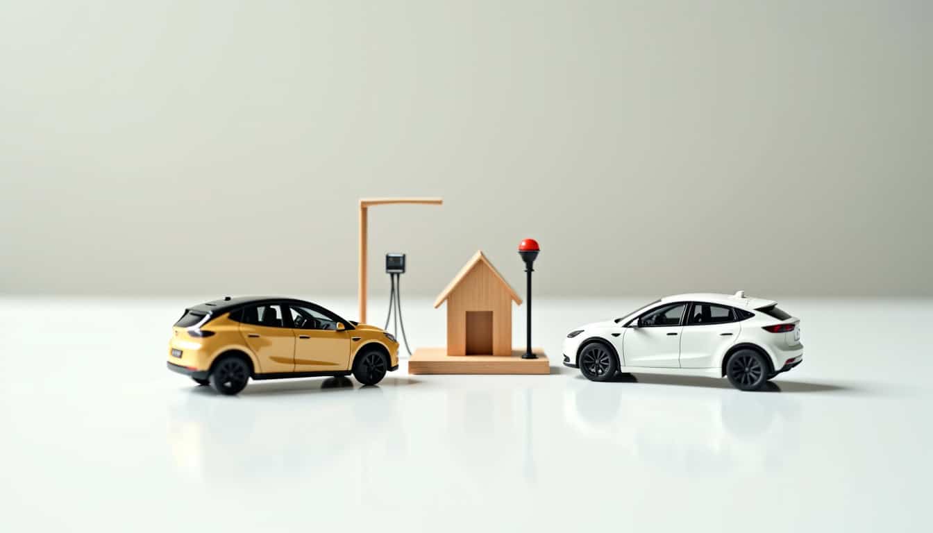 Tableau comparatif entre la recharge à domicile et la recharge publique