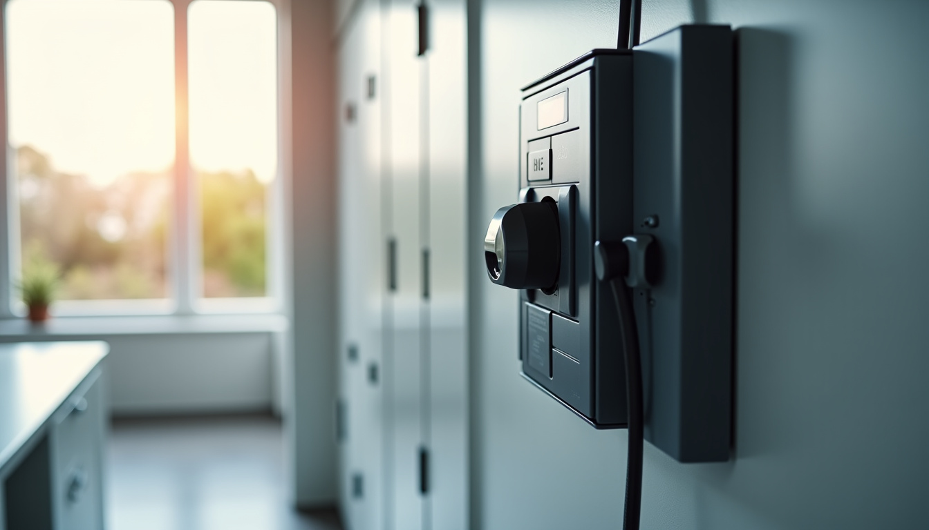 Tableau électrique avec circuit dédié pour la borne de recharge à Poncins