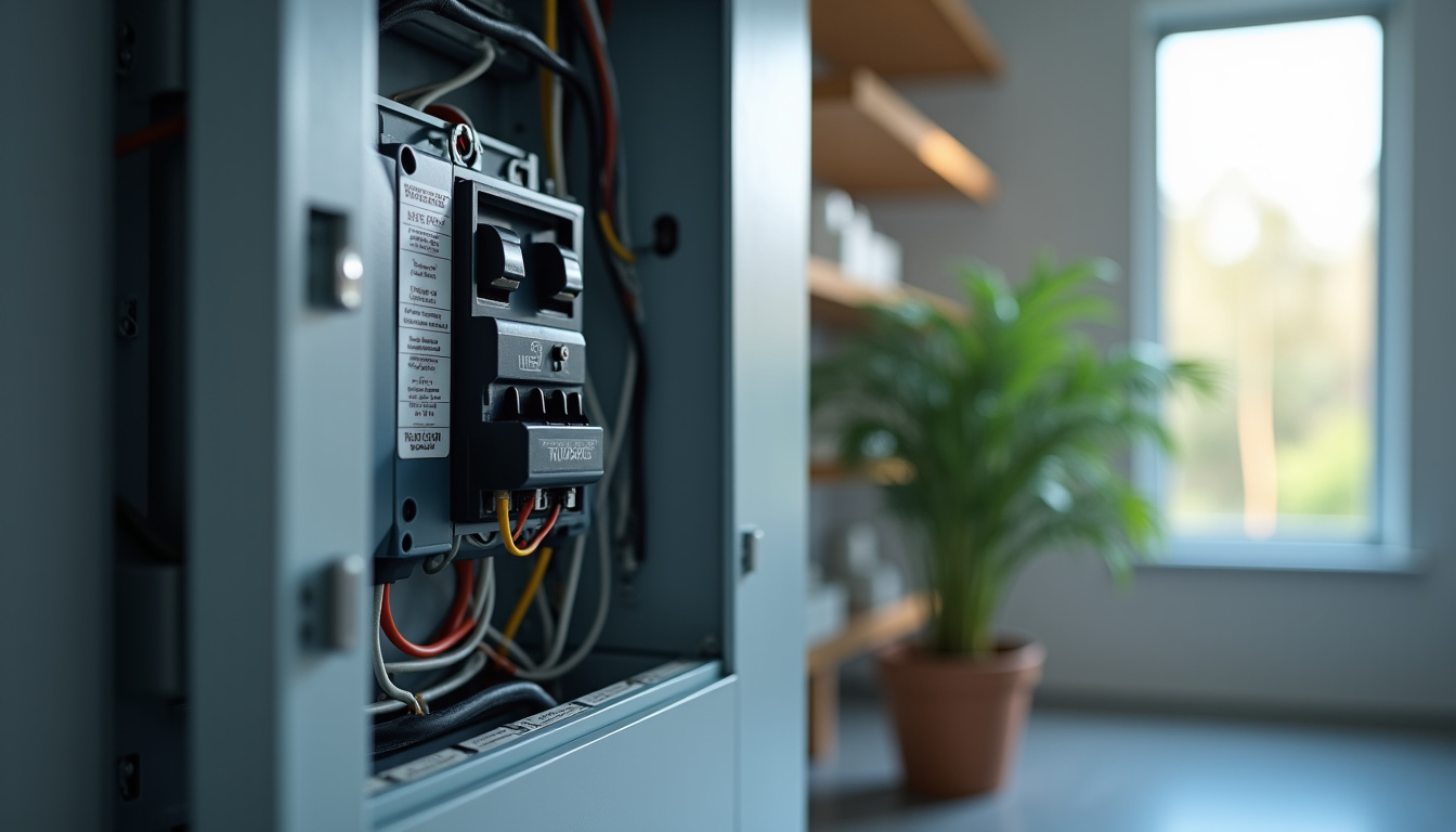 Tableau électrique avec disjoncteur dédié pour borne de recharge