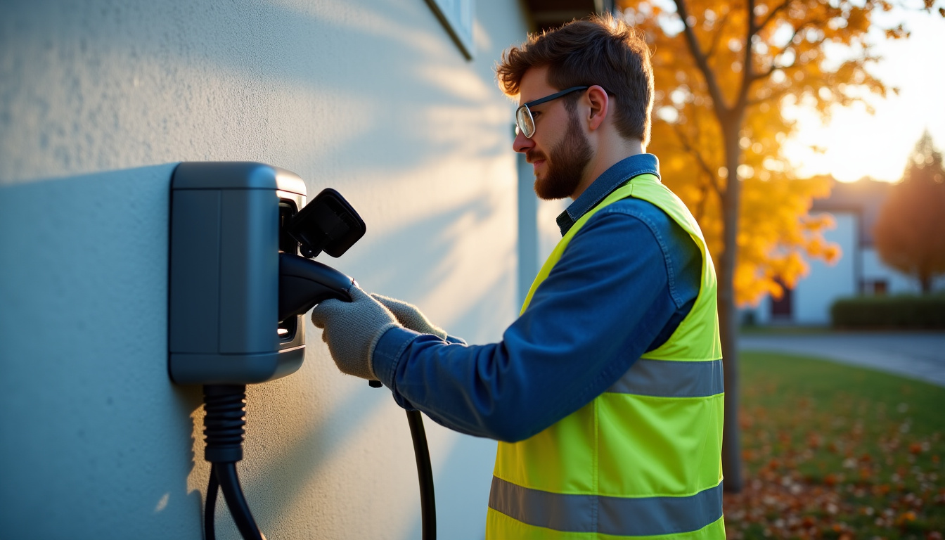 Technicien qualifié en train d