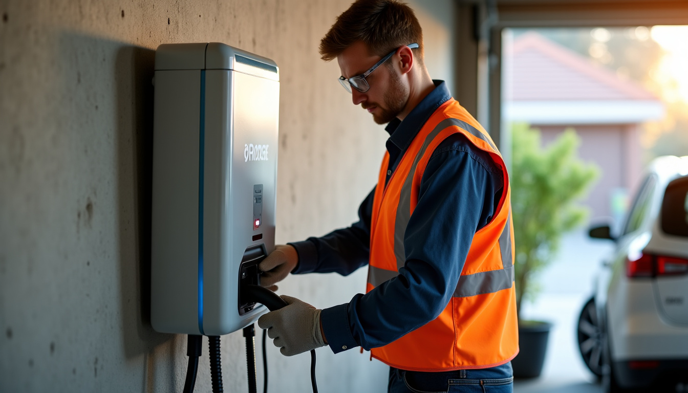 Un technicien IRVE en train d