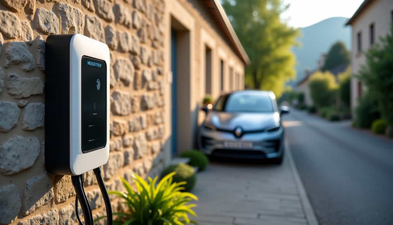 Borne de recharge électrique installée à domicile à Saint-Flour