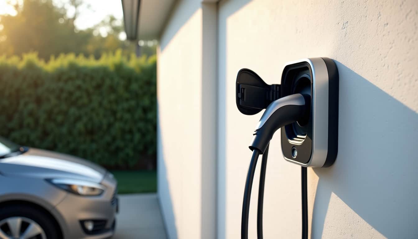 Borne de recharge électrique installée à domicile à Villeneuve-Tolosane