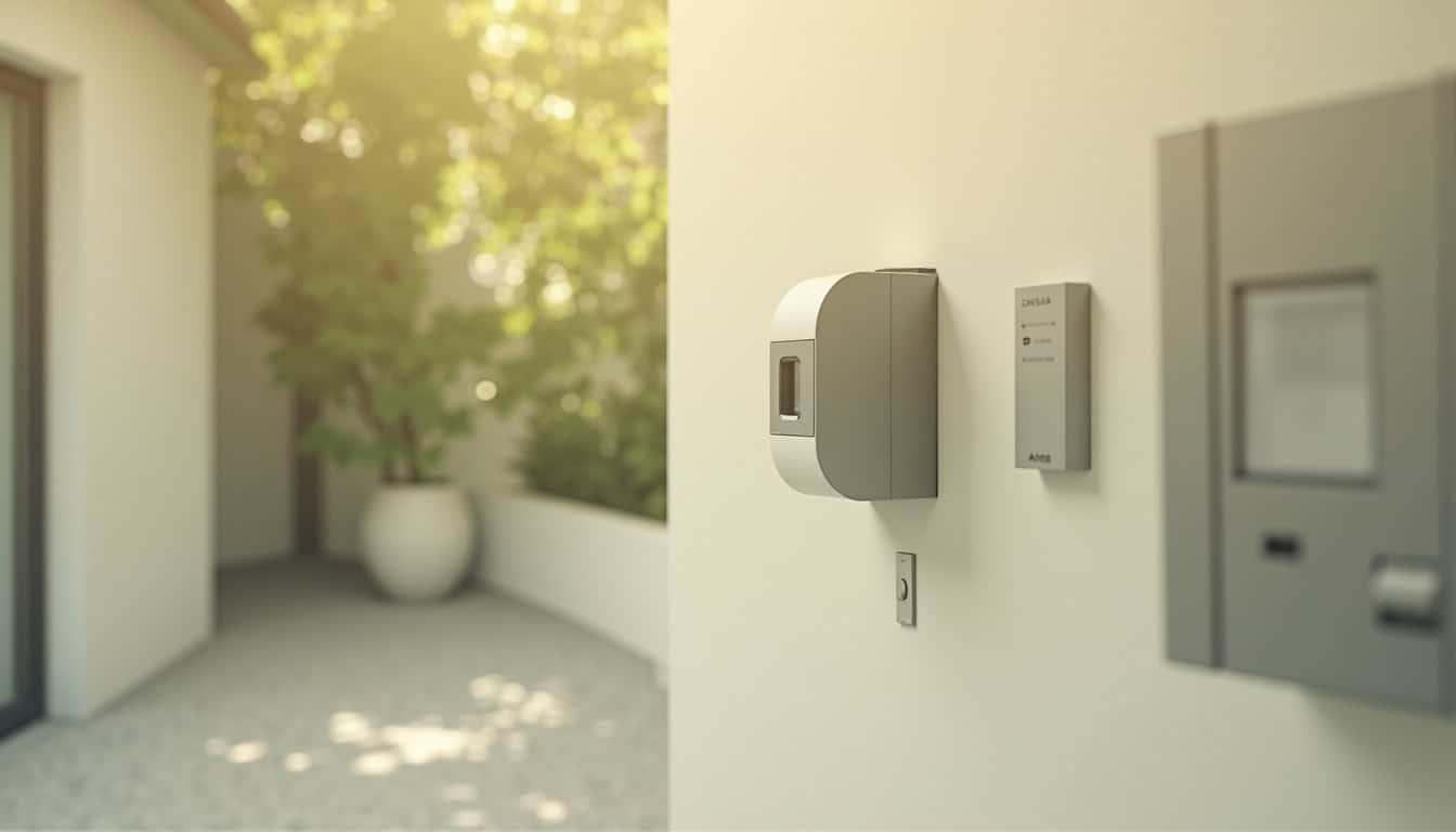 Borne de recharge électrique installée à l
