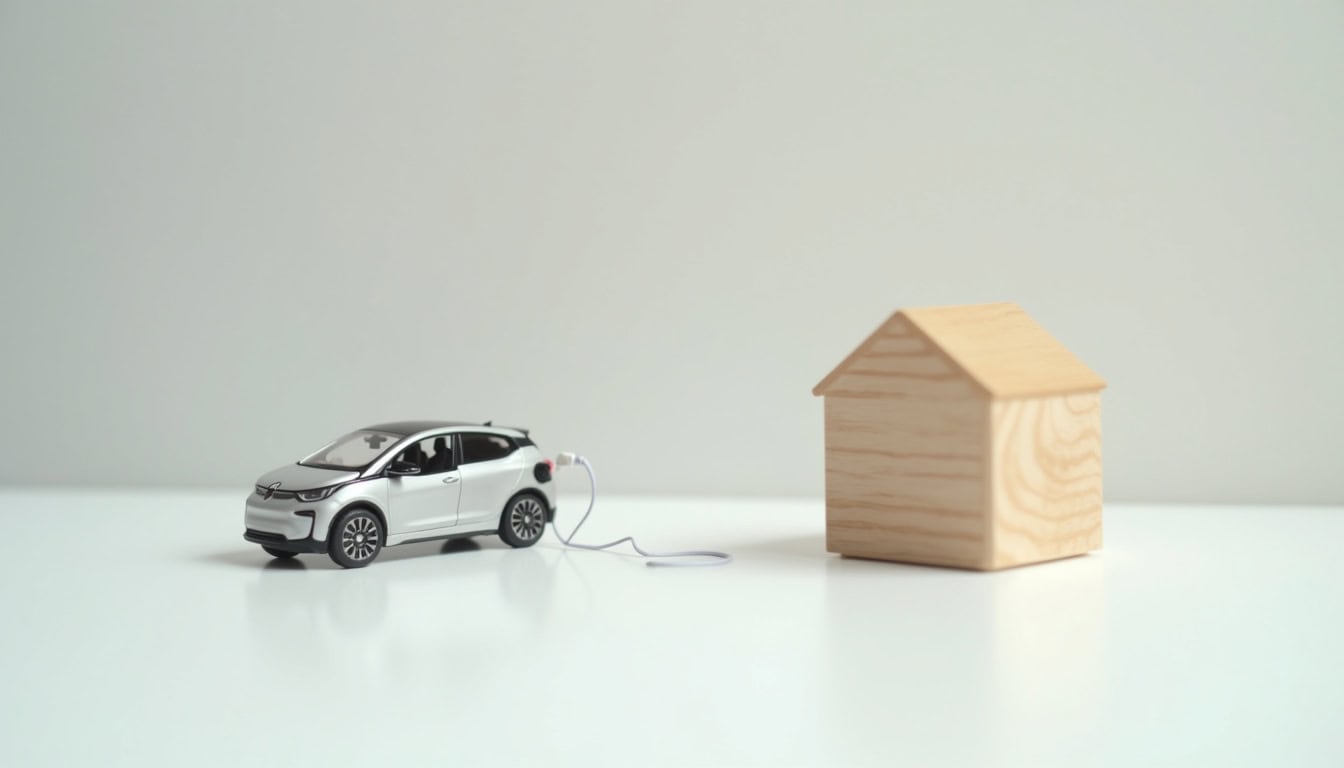 Borne de recharge installée à l