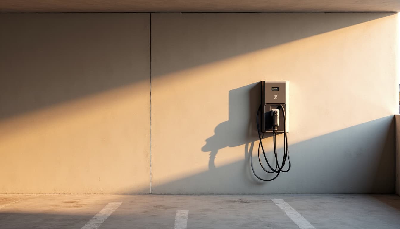 Borne de recharge installée dans une copropriété à Reims