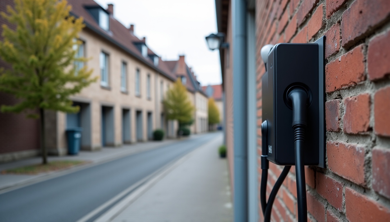 Borne de recharge publique située 331 Grande Rue à Le Doulieu