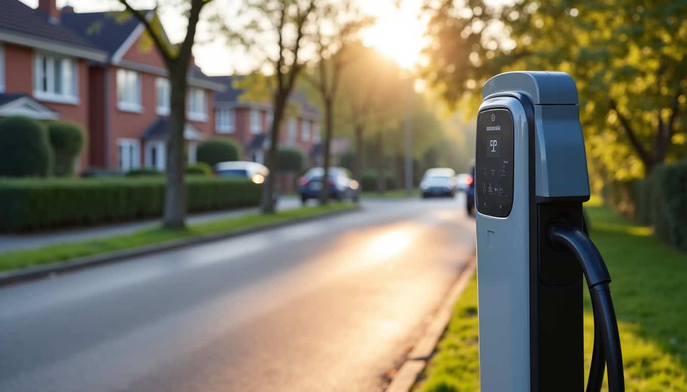 Borne de recharge publique située Rue du Beaucaron à Chaource